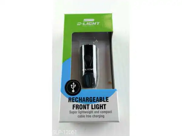 CG-214W Front Rechargeable Bicycle Light - You Will Be Visible and Safe