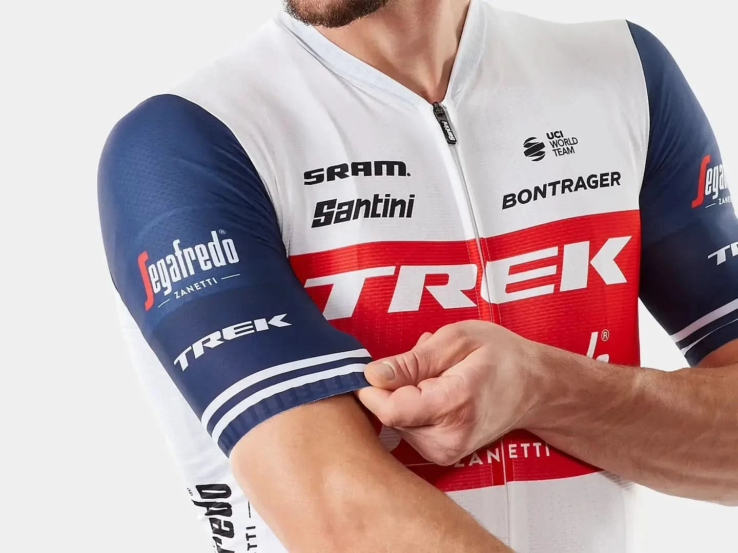 Jersey Santini Trek-Segafredo Men's Team Cycling is the ideal for you!